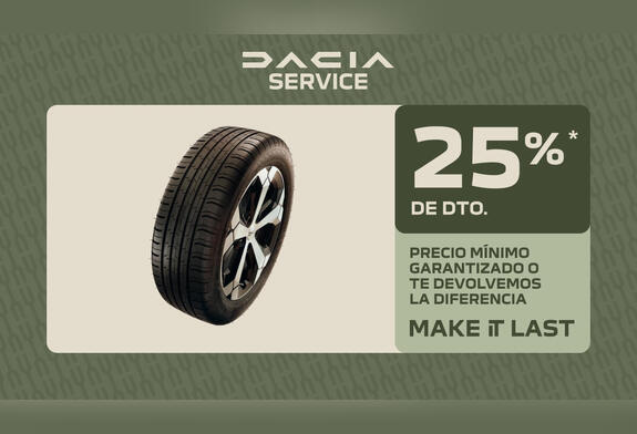 Cambia tus neumáticos con descuento